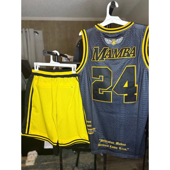 SZ M - Lakers Mamba Jersey & Short Set by HeadGear, New w/  Tags - Picture 2 of 2